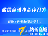 营销商城小程序分销直播拼团秒杀砍价小程序模板开发