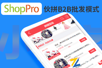 ShopPro伙拼批发B2B商城正版源码