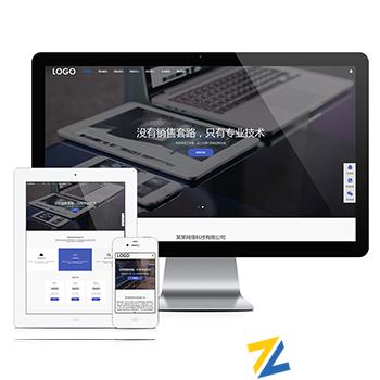 网站建设网络科技网站php模板