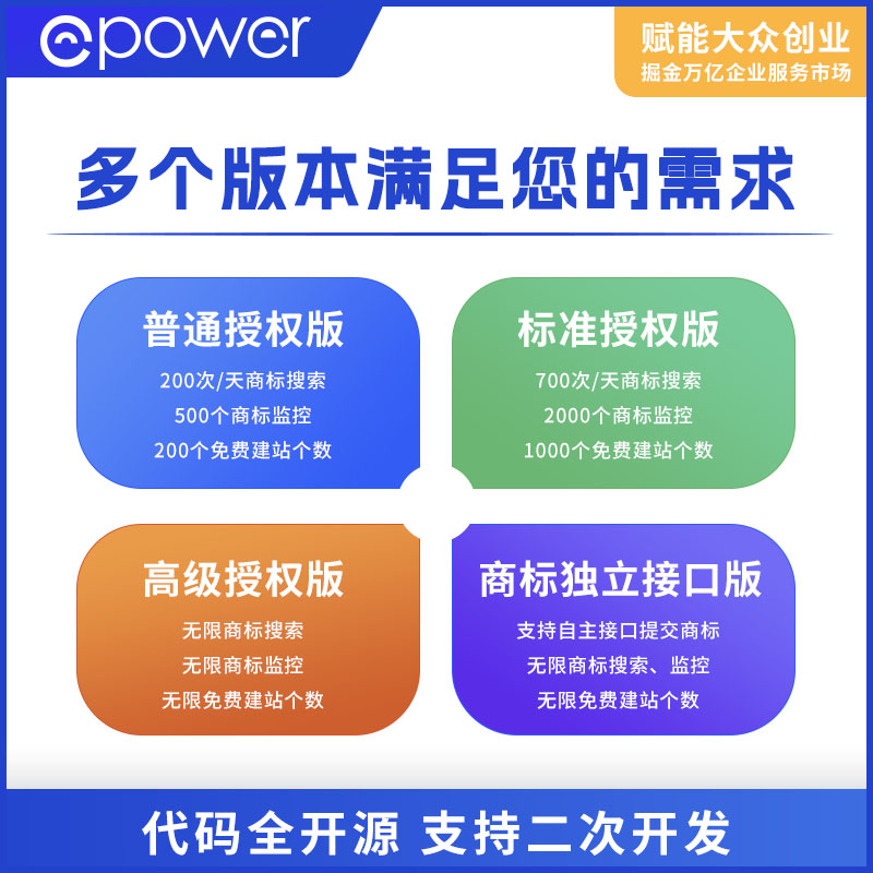 ePower 企服引擎（源代码部署/支持二次开发/一次购买永久使用）